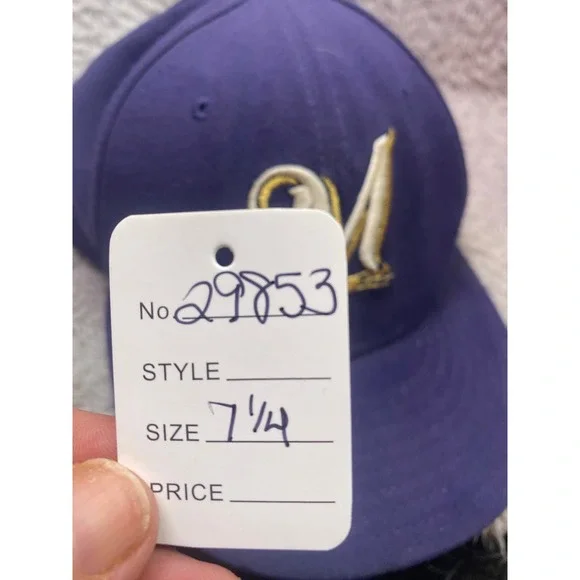 Milwaukee Brewers Baseball Hat Authentic MLB Players Cap Fitted 7 1/4 New‎ Era - Picture 14 of 14